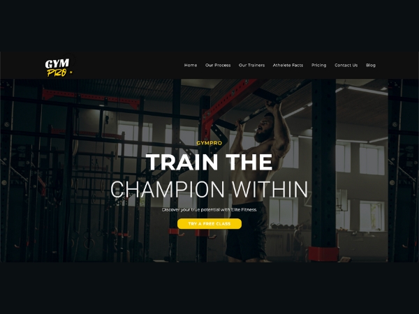 GymPros Fitness Website